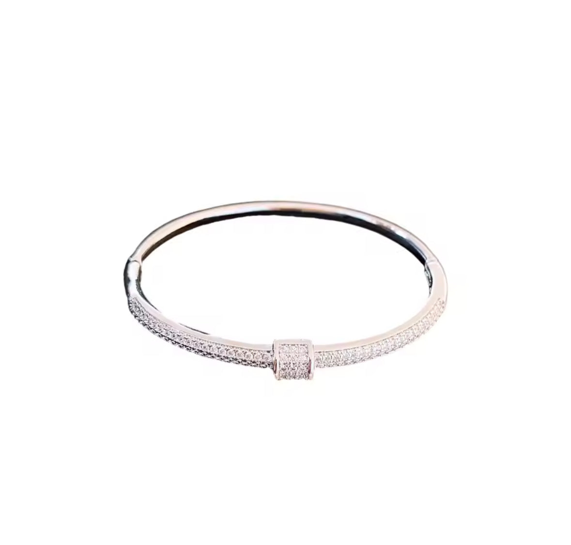 Endless Sparkle Knot Bangle