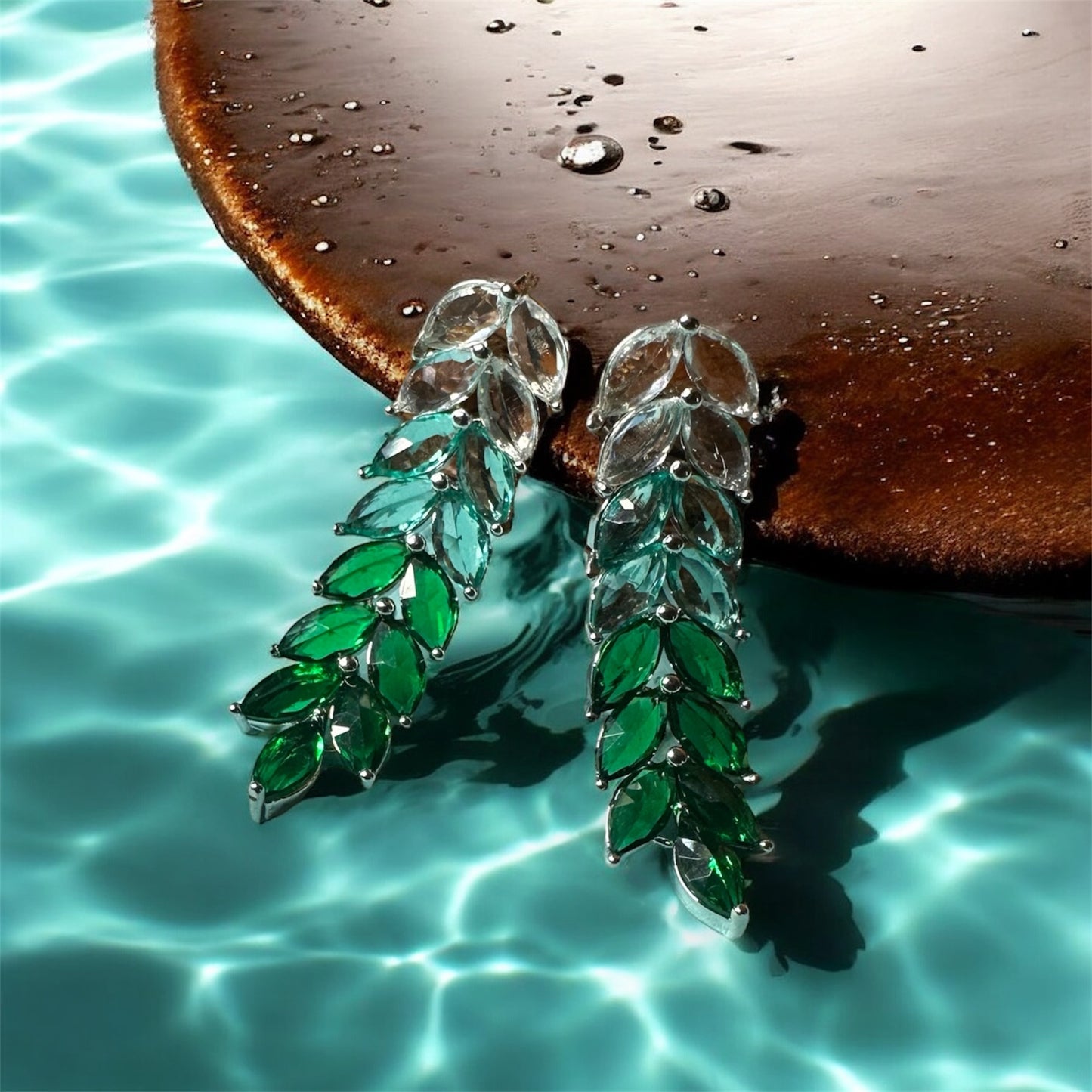 Green Leaf Earing