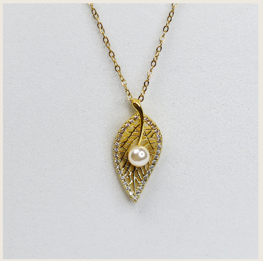 Aurora Leaf Pendant