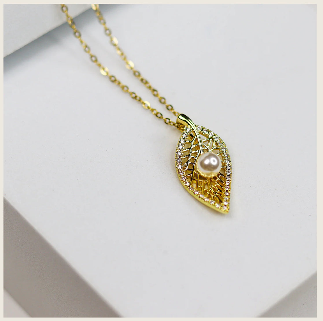 Aurora Leaf Pendant