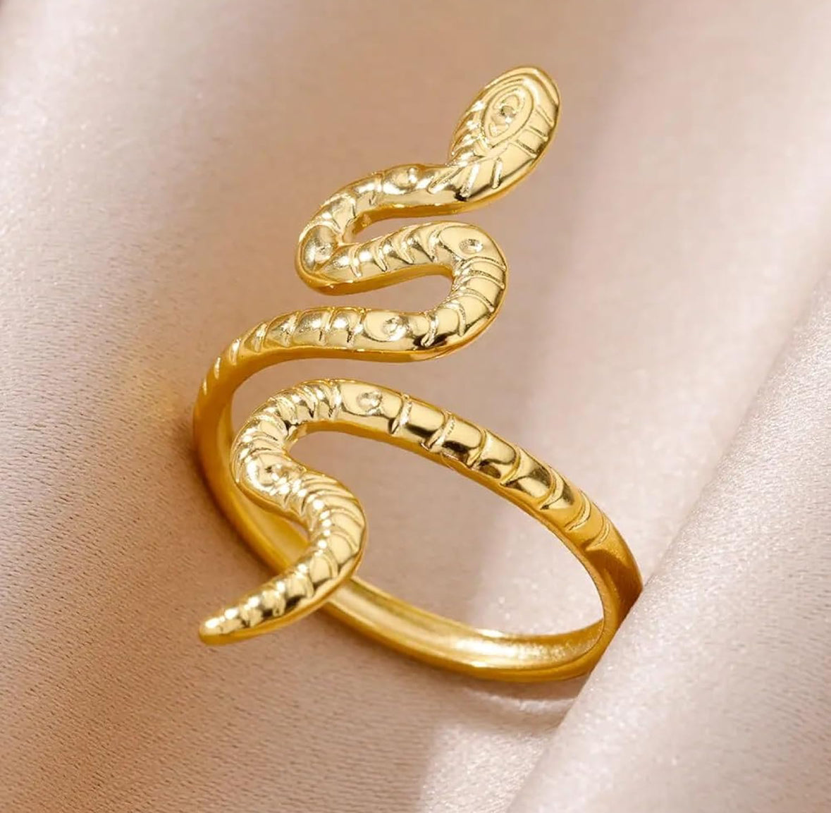 Gilded Viper Ring