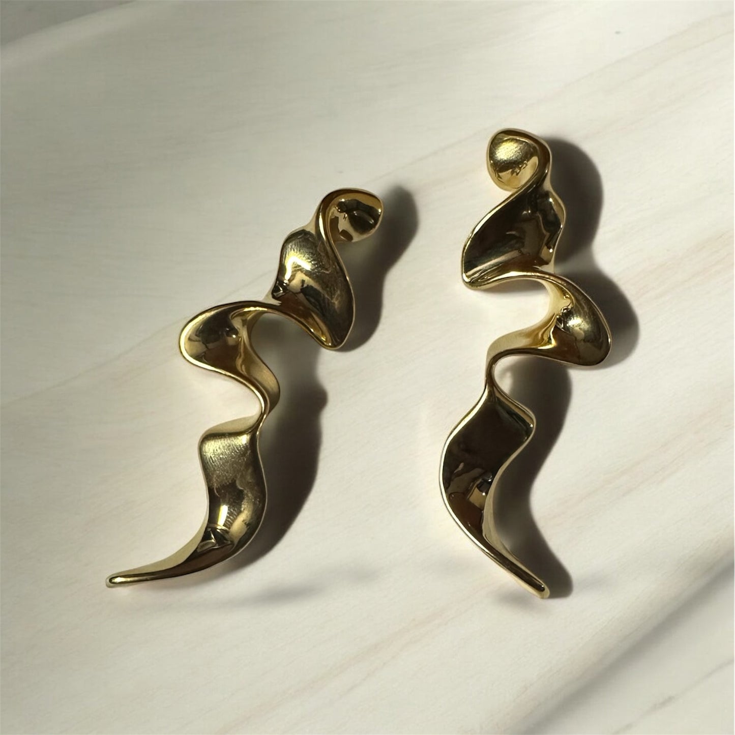 Golden Flow Earrings