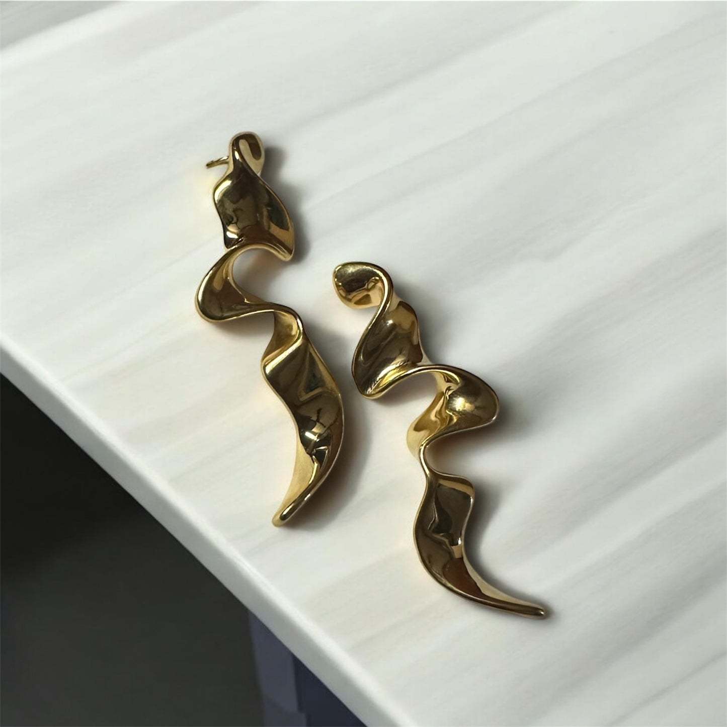 Golden Flow Earrings