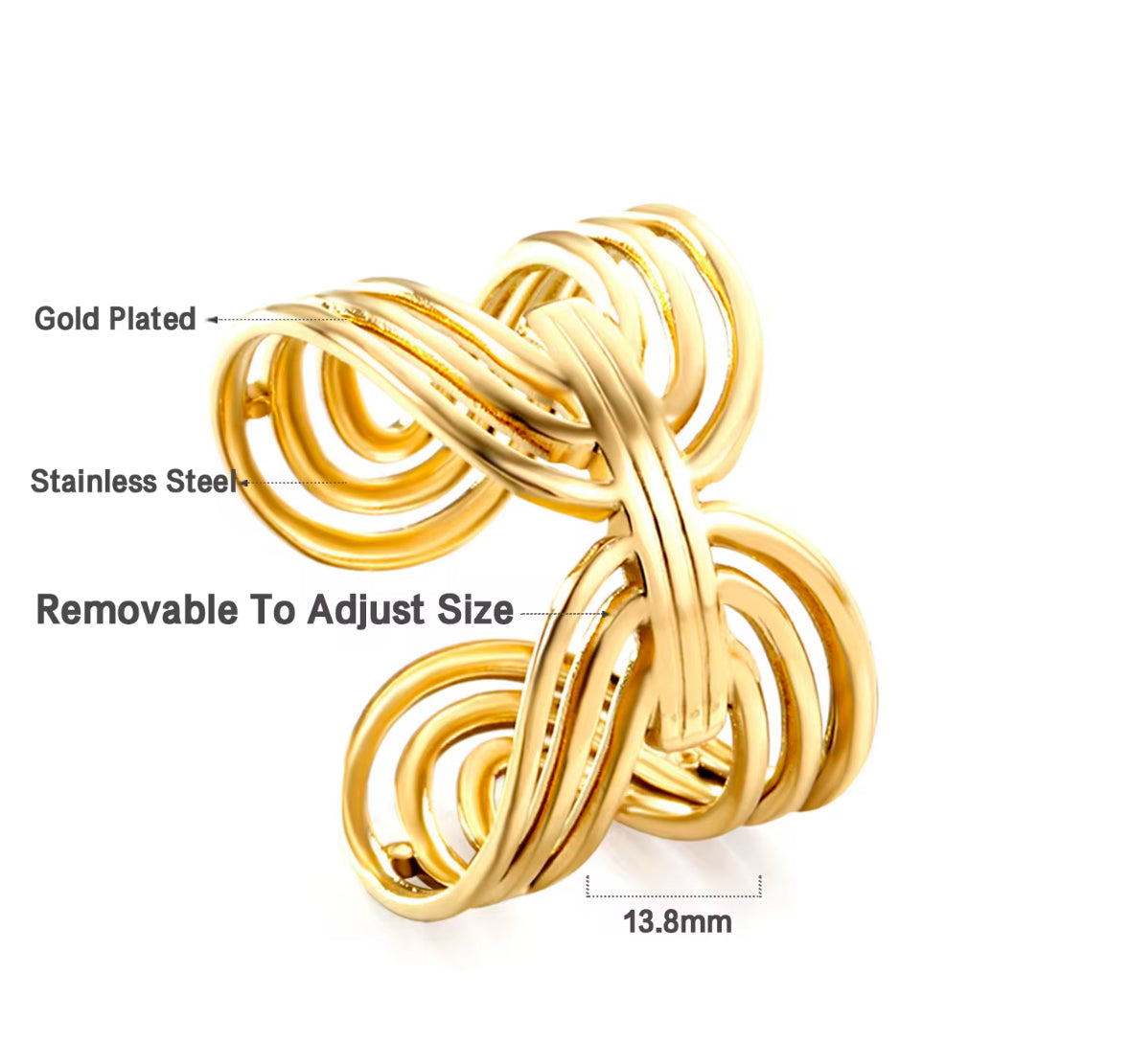 Luxe Swril Ring