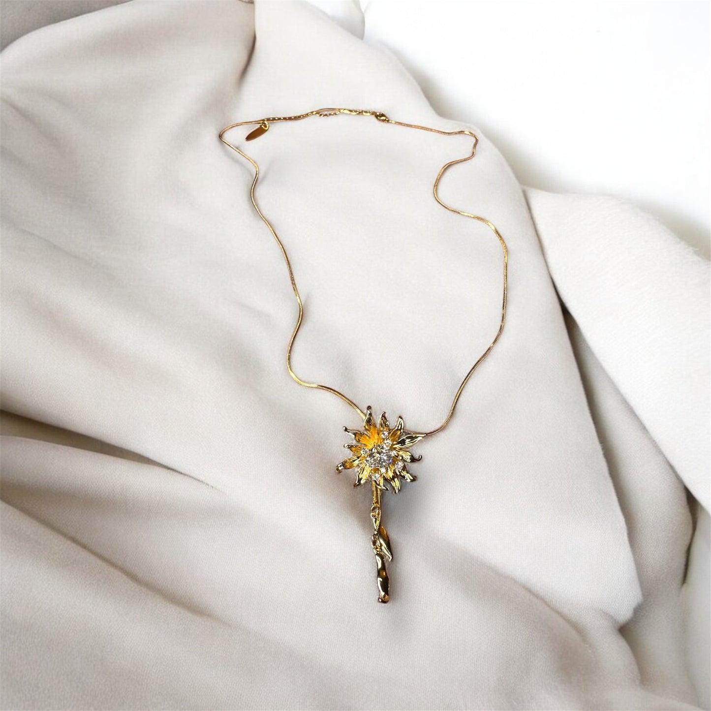 Sunlit Blossom Necklace