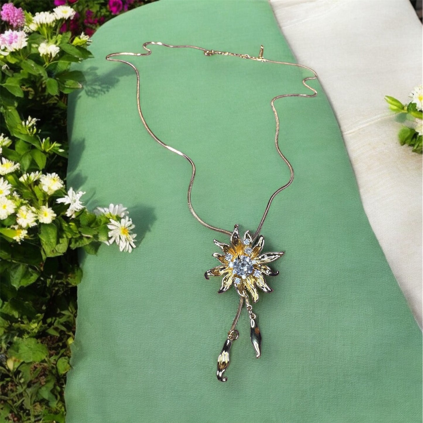 Sunlit Blossom Necklace