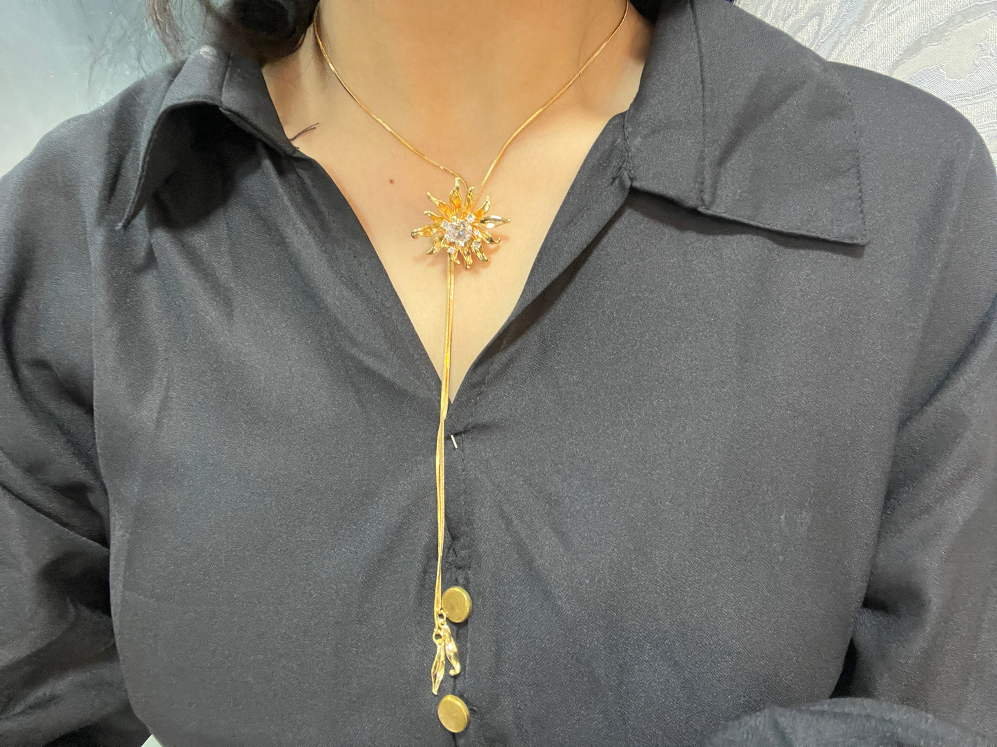 Sunlit Blossom Necklace